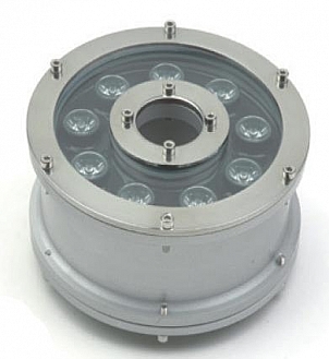 IL.0012.4415 Светильник для подводного монтажа LED-WH IP68 12V 9x1W
