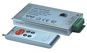 ELC.545.98 Контроллер RGB с ДУ-пультом DC 12V 6А на канал 144W. IP40.